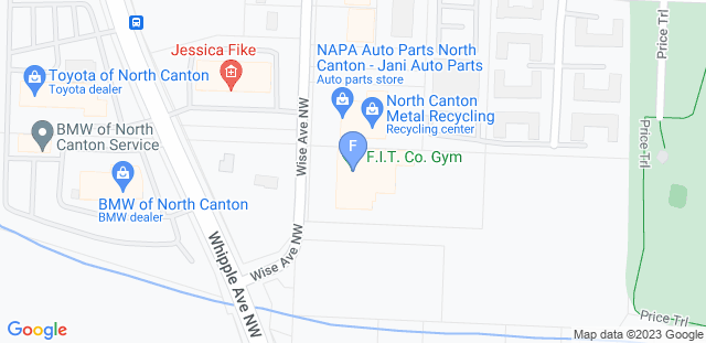 Map to FITCo Gym 